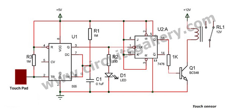 555 Touch Sensor