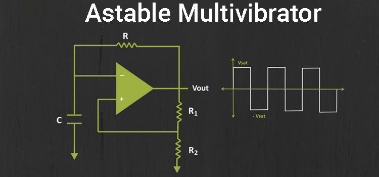 Astable Multivibrator Using Transistors | Transistorised Circuit Wave