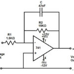 Low Pass Filter Integrator Circuit