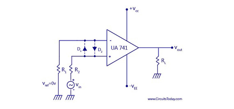 Zero Crossing Detector (ZCD) | Comparator Circuit Using 741 Op Amp