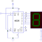 4026 Manual Digital Counter Circuit