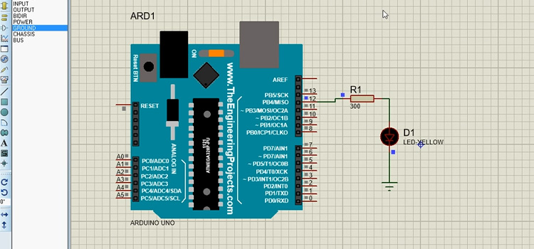 Arduino Simulator Using Proteus Library