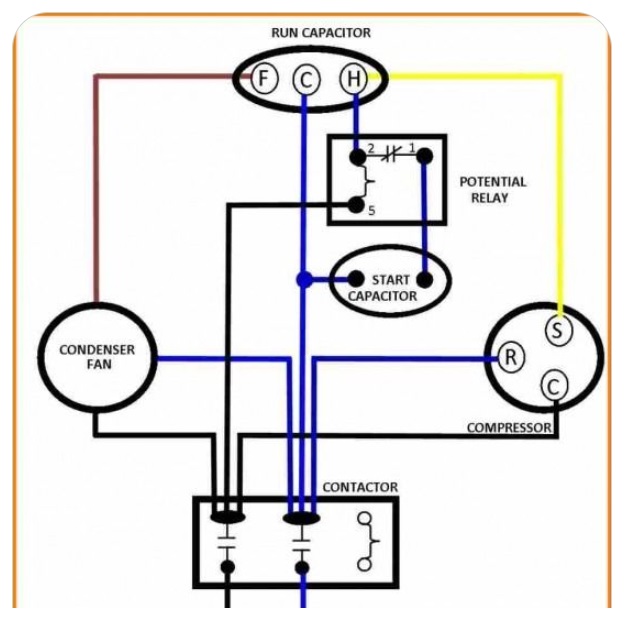 Craftsman Air Compressor Capacitor Wiring Diagram Eas - vrogue.co