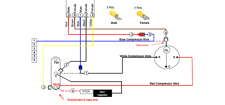 Dometic AC Capacitor Wiring Diagram