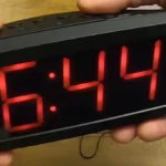 Digital clock running fast