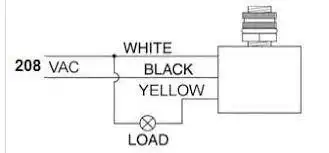 A simple 208V photocell circuit