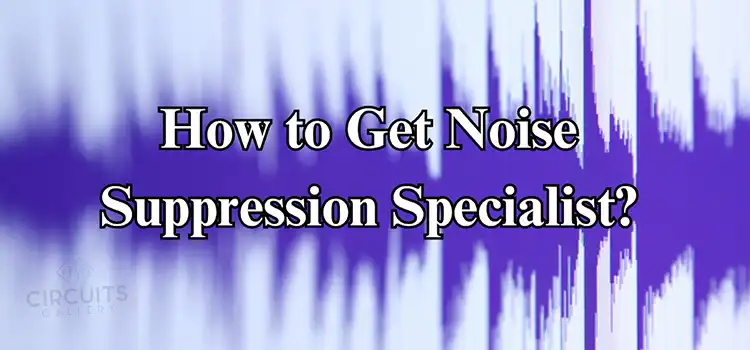 How to Get a Noise Suppression Specialist